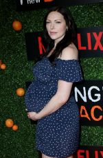 Pregnant LAURA PREPON at Orange in the New Black Season 5 Premiere Party in New York 06/09/2017