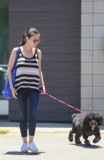 Pregnant MILA KUNIS Out Shopping in Los Angeles 06/20/2017