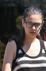 Pregnant MILA KUNIS Out Shopping in Los Angeles 06/20/2017