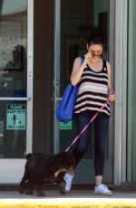 Pregnant MILA KUNIS Out Shopping in Los Angeles 06/20/2017
