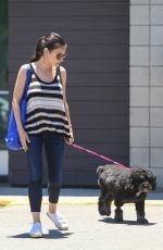 Pregnant MILA KUNIS Out Shopping in Los Angeles 06/20/2017