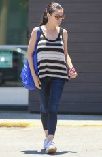 Pregnant MILA KUNIS Out Shopping in Los Angeles 06/20/2017