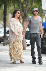 Pregnant NIKKI REED and Ian Somerhalder Out and About in Los Angeles 06/10/2017