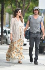 Pregnant NIKKI REED and Ian Somerhalder Out and About in Los Angeles 06/10/2017