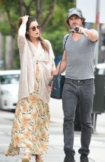 Pregnant NIKKI REED and Ian Somerhalder Out and About in Los Angeles 06/10/2017