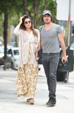 Pregnant NIKKI REED and Ian Somerhalder Out and About in Los Angeles 06/10/2017