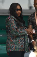 Pregnant SERENA WILLIAMS at 2017 French Open at Roland Garros in Paris 05/31/2017
