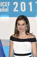 QUEEN LETIZIA OF SPAIN at Unicef Spanish Committee 2017 Awards in Madrid 06/13/2017