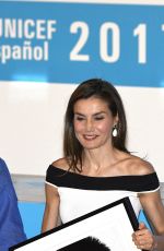 QUEEN LETIZIA OF SPAIN at Unicef Spanish Committee 2017 Awards in Madrid 06/13/2017