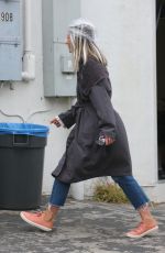 REBECCA GAYHEART Takes a Cigarette Break Outside a Hair Salon in West Hollywood 05/31/2017