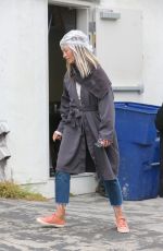 REBECCA GAYHEART Takes a Cigarette Break Outside a Hair Salon in West Hollywood 05/31/2017