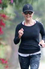 REESE WITHERSPOON Out Jogging in Brentwood 06/05/2017
