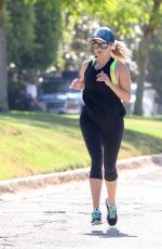 REESE WITHERSPOON Out Jogging in Los Angeles 06/15/2017