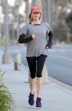 RENEE ZELLWEGER Out Jogging in Santa Monica 06/13/2017