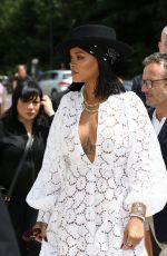 RIHANNA Out and About in Paris 06/16/2017