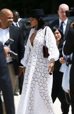 RIHANNA Out and About in Paris 06/16/2017
