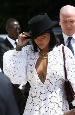RIHANNA Out and About in Paris 06/16/2017