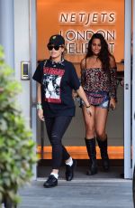 RITA ORA Arrives at a Helipad in London 06/25/2017