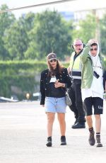 RITA ORA Arrives at a Helipad in London 06/25/2017