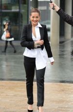 RITA ORA Arrives at BBC Breakfast Studio in Manchester 06/29/2017