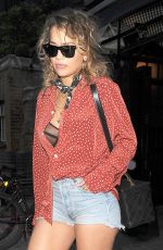 RITA ORA Leaves Chanel Store in London 06/27/2017