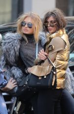 ROMEE STRIJD and TAYLOR HILL on the Set of a Photoshoot in New York 06/10/2017