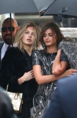 ROMEE STRIJD and TAYLOR HILL on the Set of a Photoshoot in New York 06/10/2017