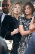ROMEE STRIJD and TAYLOR HILL on the Set of a Photoshoot in New York 06/10/2017