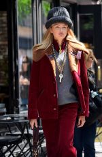 ROMEE STRIJD on the Set of a Photoshoot in New York 06/02/2017\