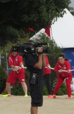 RONDA ROUSEY on the Set of Battle of the Network Stars, Show in Malibu 06/04/2017