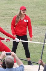 RONDA ROUSEY on the Set of Battle of the Network Stars, Show in Malibu 06/07/2017