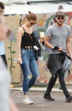 ROSE LESLIE and Kit Harington at Glastonbury Festival 06/23/2017