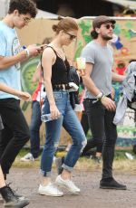 ROSE LESLIE and Kit Harington at Glastonbury Festival 06/23/2017