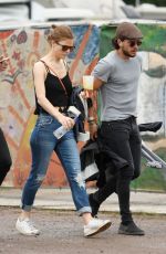 ROSE LESLIE and Kit Harington at Glastonbury Festival 06/23/2017