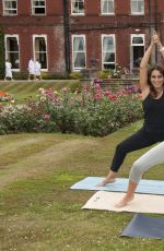 ROXY SHAHIDI and RHIAN SUDGEN at Yoga Session in Hertfordshire 06/24/2017