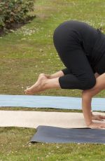 ROXY SHAHIDI and RHIAN SUDGEN at Yoga Session in Hertfordshire 06/24/2017