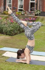ROXY SHAHIDI and RHIAN SUDGEN at Yoga Session in Hertfordshire 06/24/2017