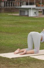 ROXY SHAHIDI and RHIAN SUDGEN at Yoga Session in Hertfordshire 06/24/2017