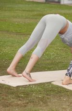 ROXY SHAHIDI and RHIAN SUDGEN at Yoga Session in Hertfordshire 06/24/2017