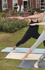 ROXY SHAHIDI and RHIAN SUDGEN at Yoga Session in Hertfordshire 06/24/2017