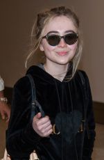 SABRINA CARPENTER at LAX Airport in Los Angeles 06/18/2017
