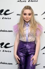 SABRINA CARPENTER at Music Choice in New York 06/14/2017