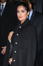SALMA HAYEK Arrives at Late Show with Stephen Colbert 06/06/2017