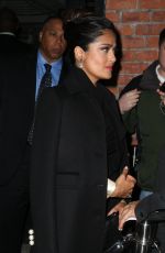 SALMA HAYEK Arrives at Late Show with Stephen Colbert 06/06/2017