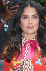 SALMA HAYEK Arrives at The Daily Show with Trevor Noah in New York 06/08/2017