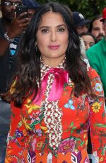 SALMA HAYEK Arrives at The Daily Show with Trevor Noah in New York 06/08/2017