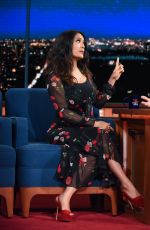 SALMA HAYEK at Late Show with Stephen Colbert 06/06/2017
