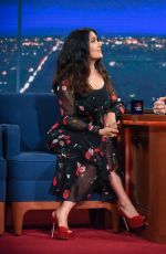 SALMA HAYEK at Late Show with Stephen Colbert 06/06/2017