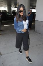 SALMA HAYEK at Los Angeles International Airport 06/15/2017