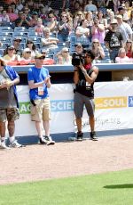 SARA EVANS at 27th Annual City of Hope Celebrity Softball Game in Nashville 06/10/2017
